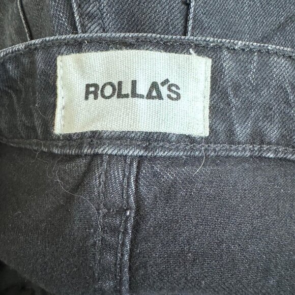 Rolla's Women's Black Duster High Rise Dusters Bootcut Jeans Size 24 - Picture 6 of 7